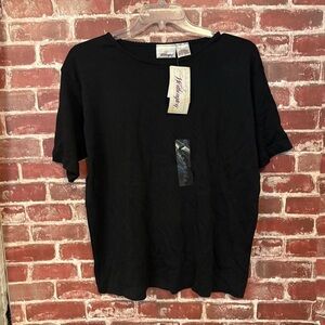 Worthington Black Short Sleeve Tee